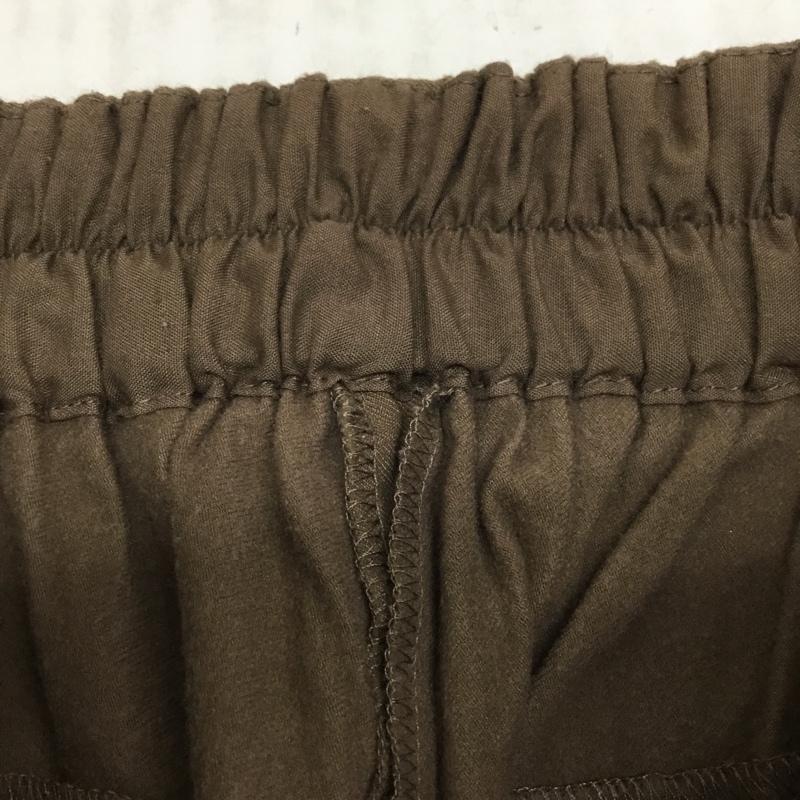 センスオブプレイスバイアーバンリサーチ SENSE OF PLACE by URBAN RESEARCH パンツ スラックス AA97-24C115 ストレッチワイドクロップドパンツ S 無地 茶 / ブラウン / レディース USED 古着 中古 10088912