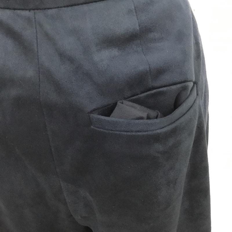 ラグナムーン LAGUNAMOON パンツ スラックス 031530701801 フェイクスエードガウチョパンツ S 無地 紺 / ネイビー / レディース USED 古着 中古 10088914