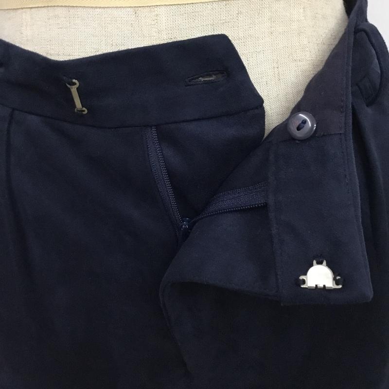 ラグナムーン LAGUNAMOON パンツ スラックス 031530701801 フェイクスエードガウチョパンツ S 無地 紺 / ネイビー / レディース USED 古着 中古 10088914