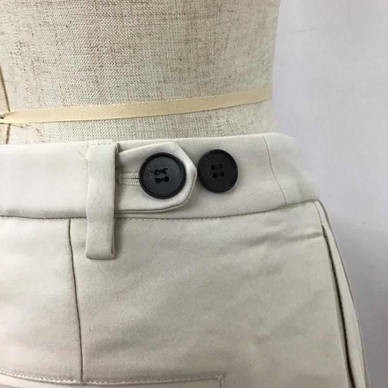ステュディオス STUDIOUS パンツ スラックス 205344001 タックパンツ 0 無地 アイボリー / アイボリー / レディース USED 古着 中古 10088979