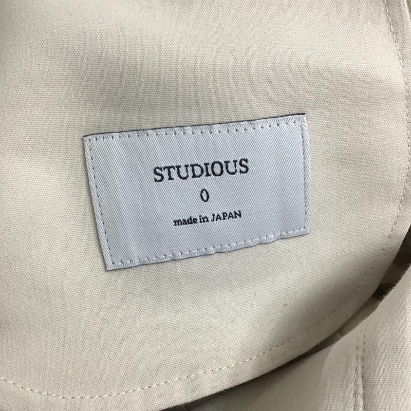 ステュディオス STUDIOUS パンツ スラックス 205344001 タックパンツ 0 無地 アイボリー / アイボリー / レディース USED 古着 中古 10088979