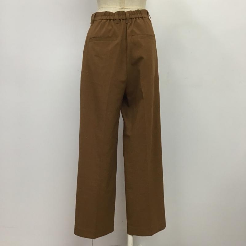ローリーズファーム LOWRYS FARM パンツ スラックス M 無地 茶 / ブラウン / レディース USED 古着 中古 10088980