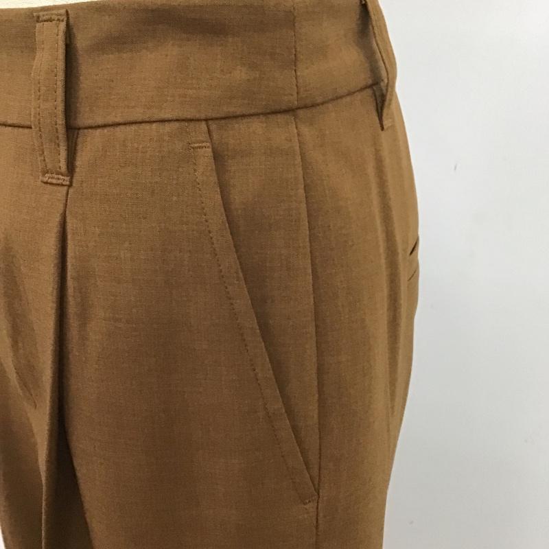 ローリーズファーム LOWRYS FARM パンツ スラックス M 無地 茶 / ブラウン / レディース USED 古着 中古 10088980