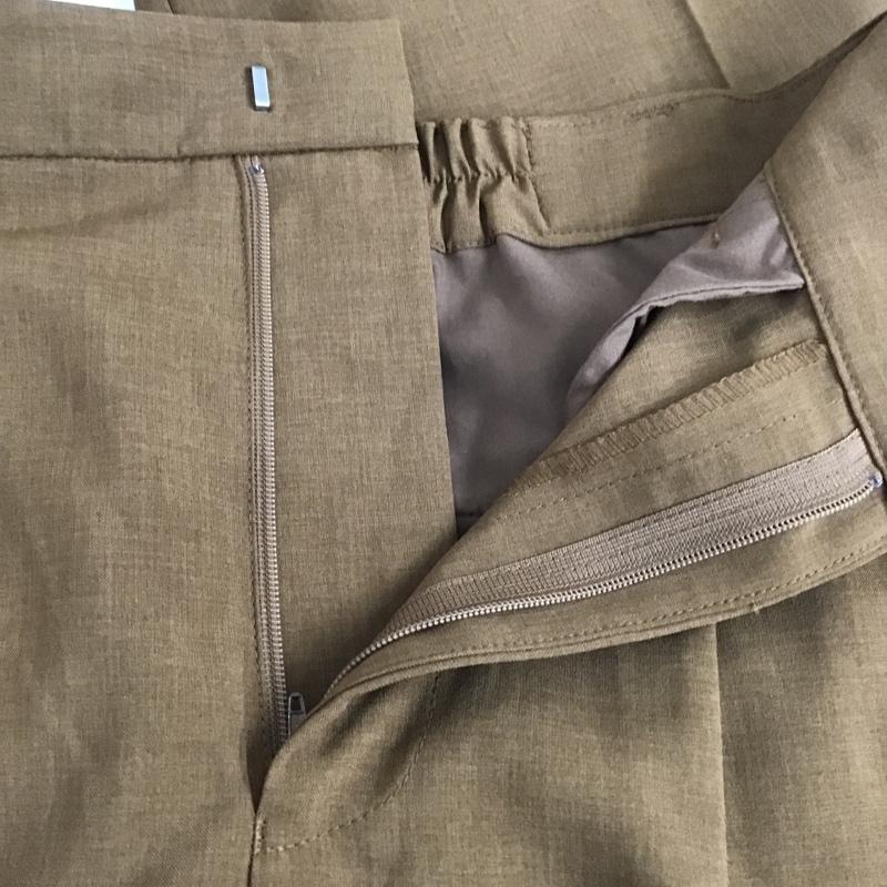 ローリーズファーム LOWRYS FARM パンツ スラックス M 無地 茶 / ブラウン / レディース USED 古着 中古 10088980