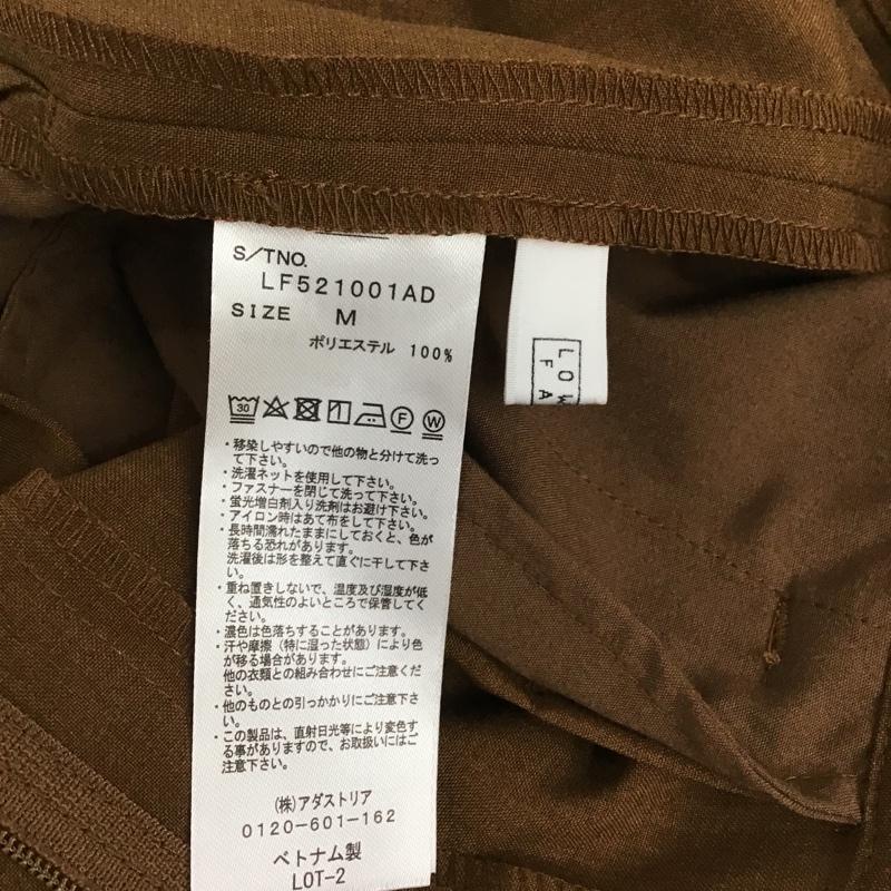 ローリーズファーム LOWRYS FARM パンツ スラックス M 無地 茶 / ブラウン / レディース USED 古着 中古 10088980