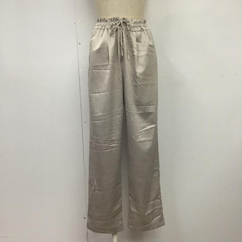 ジーナシス JEANASIS パンツ スラックス カラーサテンパンツ JS050476TS FREE 無地 マルチカラー / マルチカラー / レディース USED 古着 中古 10088981