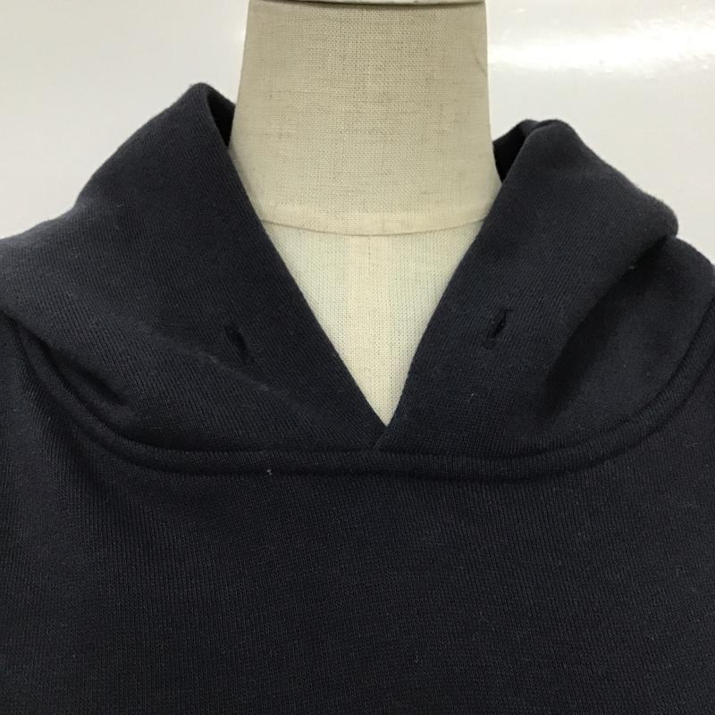 チャンピオン Campion パーカー 長袖 LL 無地 紺 / ネイビー / レディース USED 古着 中古 10088988