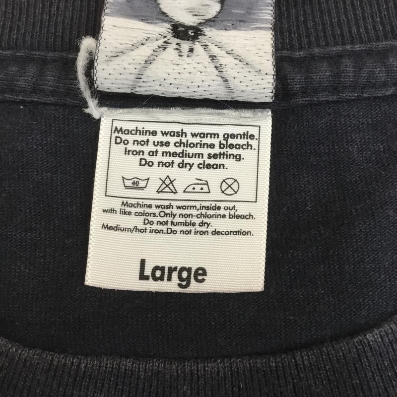ユーズドクロージング used clothes Tシャツ 半袖 ZORLAC ゾーラック Pushead パスヘッド L ロゴ、文字 X キャラクター X プリント 黒 / ブラック /  メンズ USED 古着 中古 10089007