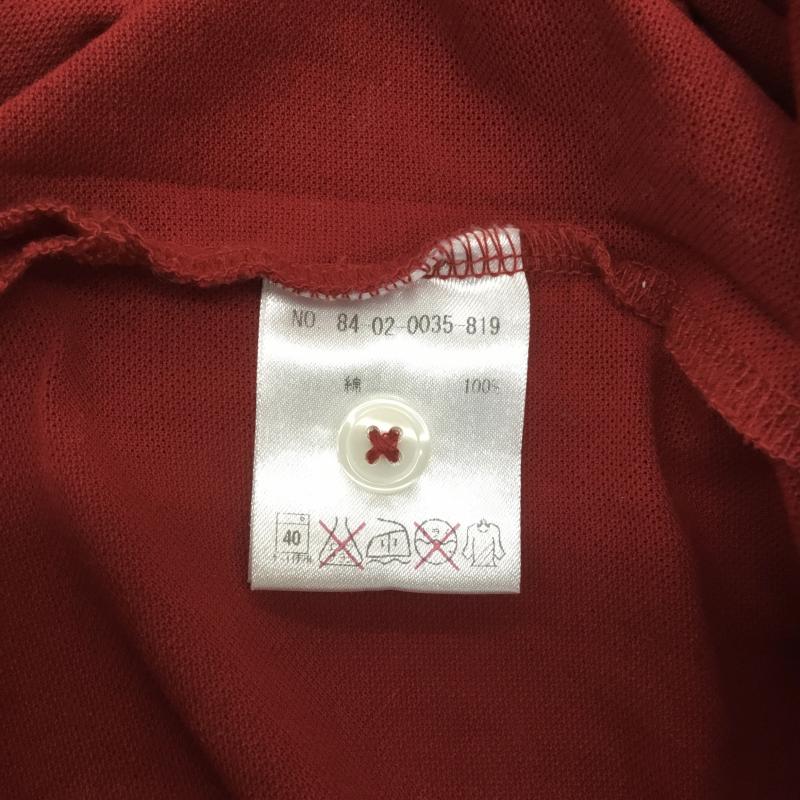 ビームスゴルフ BEAMS GOLF ポロシャツ 半袖 L ワンポイント 赤 / レッド / メンズ USED 古着 中古 10089019