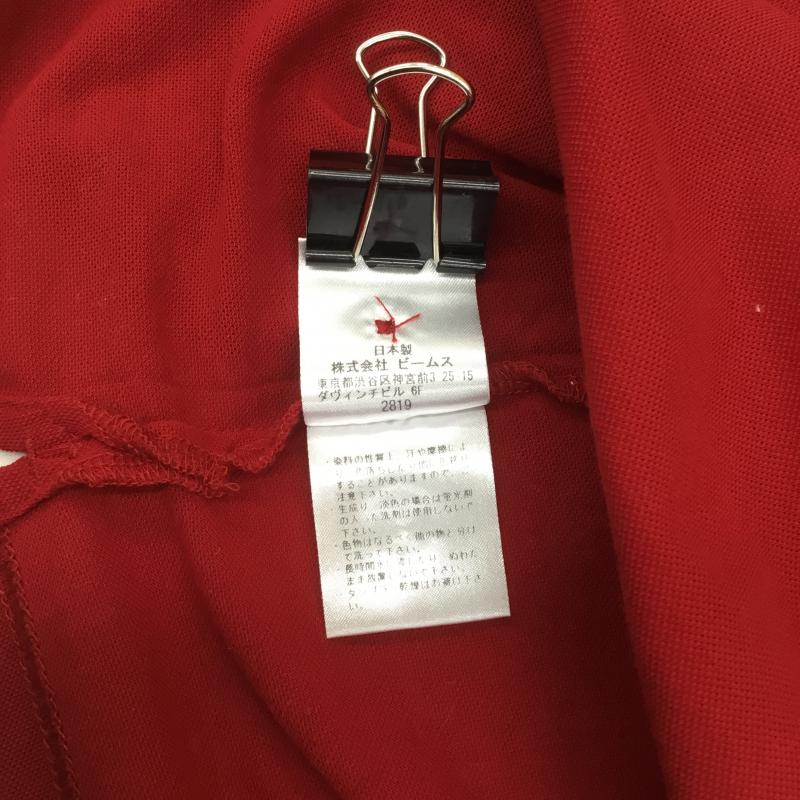 ビームスゴルフ BEAMS GOLF ポロシャツ 半袖 L ワンポイント 赤 / レッド / メンズ USED 古着 中古 10089019