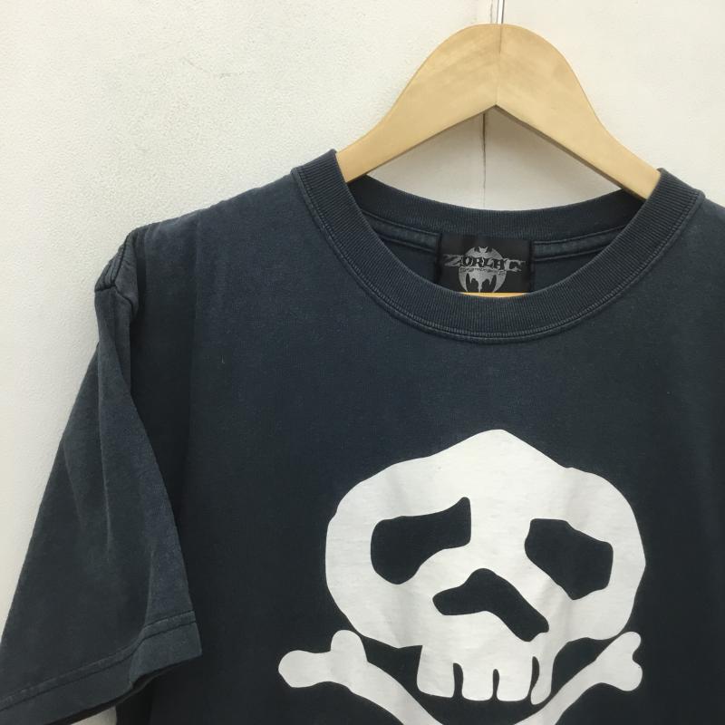 ユーズドクロージング used clothes Tシャツ 半袖 ZORLAC ゾーラック L キャラクター 黒 / ブラック /  メンズ USED 古着 中古 10089073