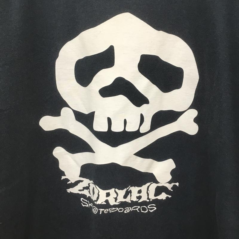 ユーズドクロージング used clothes Tシャツ 半袖 ZORLAC ゾーラック L キャラクター 黒 / ブラック /  メンズ USED 古着 中古 10089073
