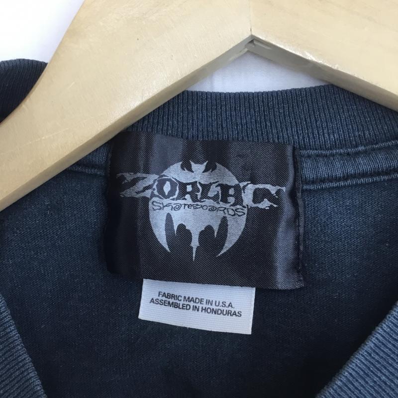 ユーズドクロージング used clothes Tシャツ 半袖 ZORLAC ゾーラック L キャラクター 黒 / ブラック /  メンズ USED 古着 中古 10089073