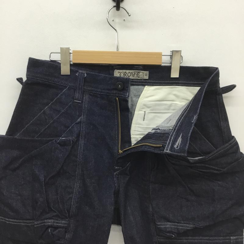 トローヴ TROVE パンツ ショートパンツ GEAR HOLIC デニム ショーツ Big Pocket Shorts 2 インディゴ / インディゴ / メンズ USED 古着 中古 10089077