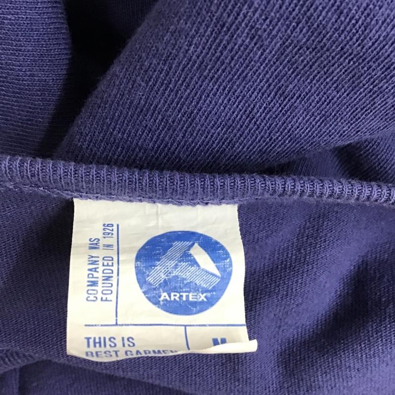アルテックス ARTEX Tシャツ 半袖 21-071-464-2170-2-0 ヘンリーネック M 無地 紺 / ネイビー /  メンズ USED 古着 中古 10089099