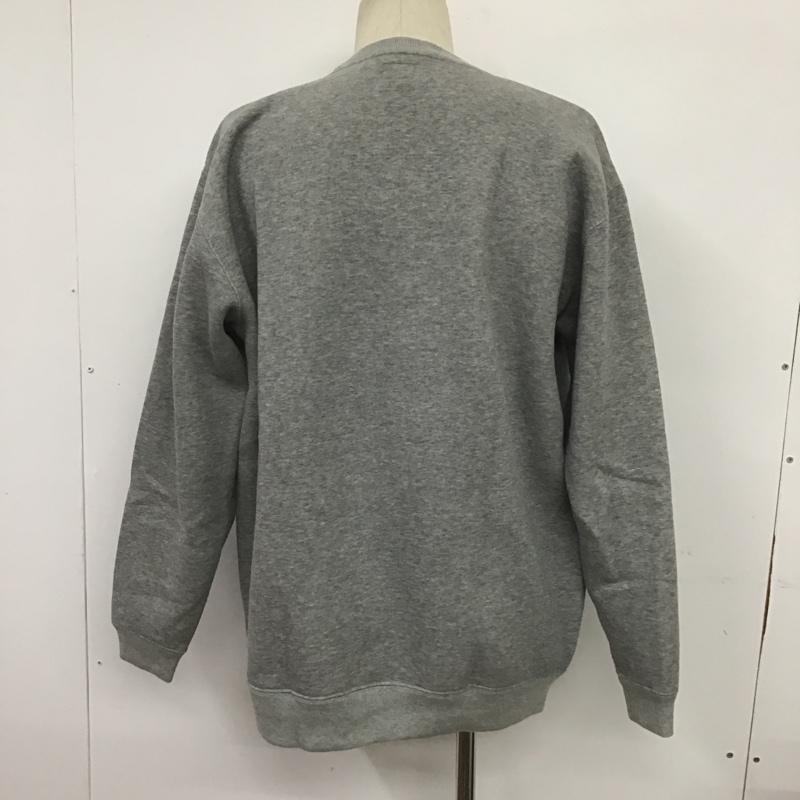 デラックス DELUXE トレーナー 長袖 ELVIS CREW XL プリント 灰 / グレー / メンズ USED 古着 中古 10089119