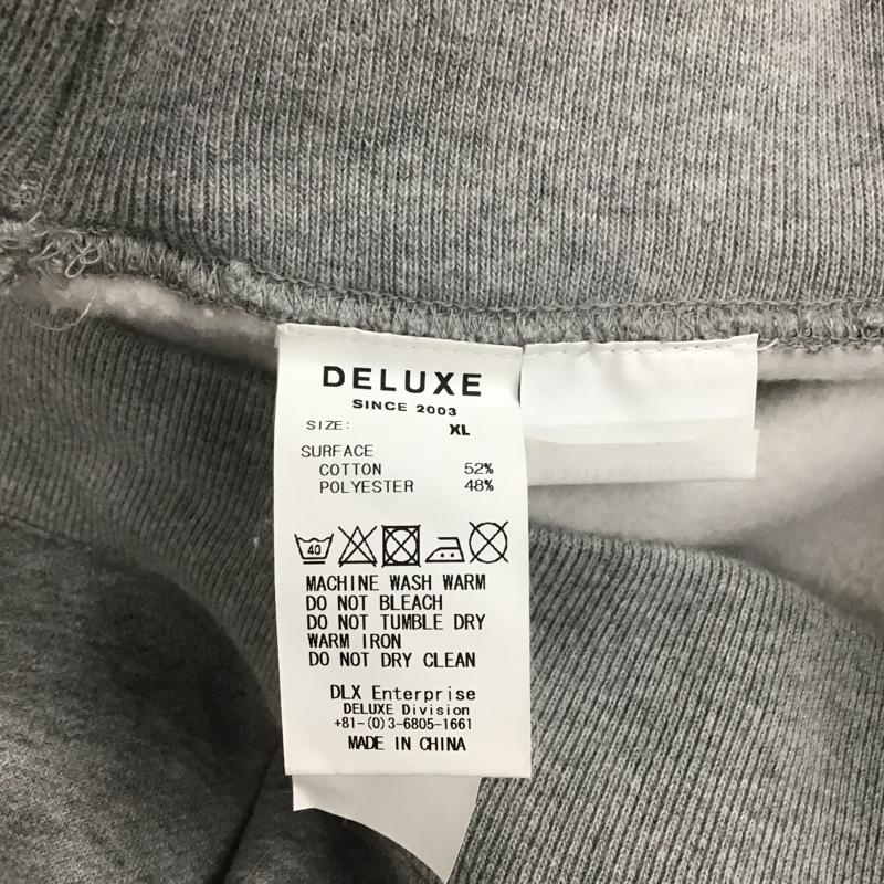 デラックス DELUXE トレーナー 長袖 ELVIS CREW XL プリント 灰 / グレー / メンズ USED 古着 中古 10089119