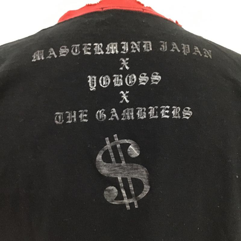マスターマインド mastermind JAPAN Tシャツ 半袖 YGMS-TS82-028 YOBOSS L スカル 黒 / ブラック / X 赤 / レッド /  メンズ USED 古着 中古 10089123