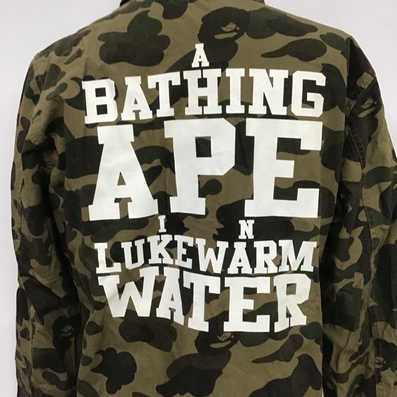 アベイシングエイプ A BATHING APE シャツ、ブラウス 長袖 バックプリント カモフラージュ柄・迷彩 茶 / ブラウン / X ベージュ / ベージュ / X カーキ / カーキ / X ダークブラウン / ダークブラウン /  メンズ USED 古着 中古 10089140