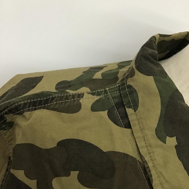 アベイシングエイプ A BATHING APE シャツ、ブラウス 長袖 バックプリント カモフラージュ柄・迷彩 茶 / ブラウン / X ベージュ / ベージュ / X カーキ / カーキ / X ダークブラウン / ダークブラウン /  メンズ USED 古着 中古 10089140