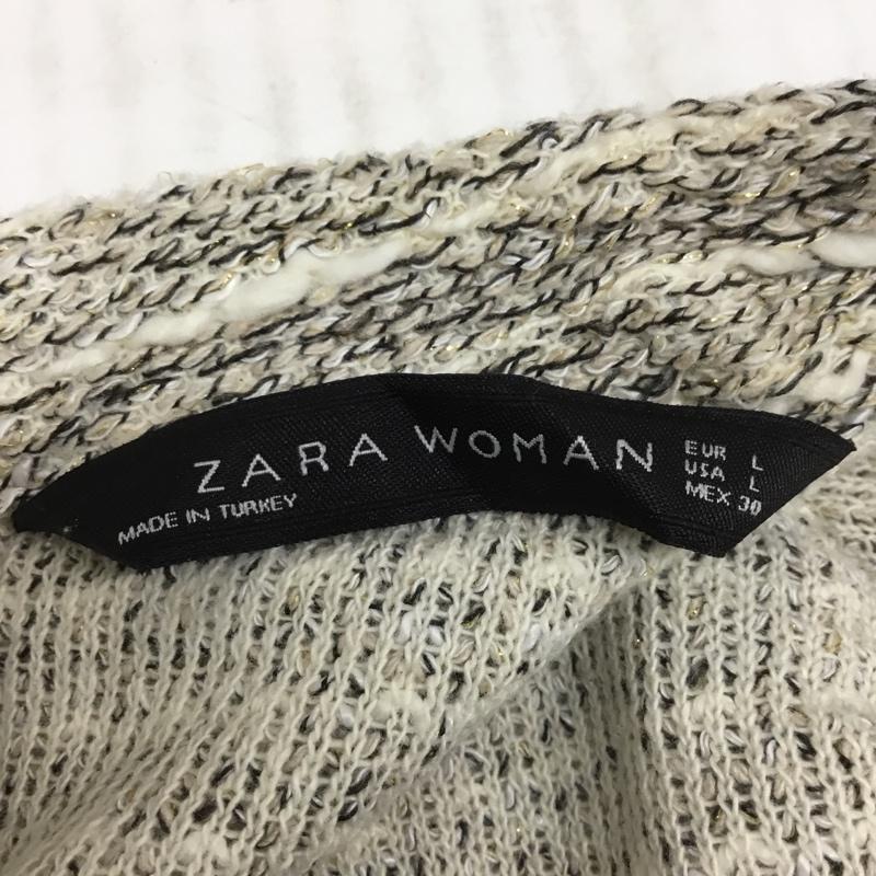 ザラウーマン ZARA WOMAN ニット、セーター 長袖 L 無地 マルチカラー / マルチカラー / レディース USED 古着 中古 10089200