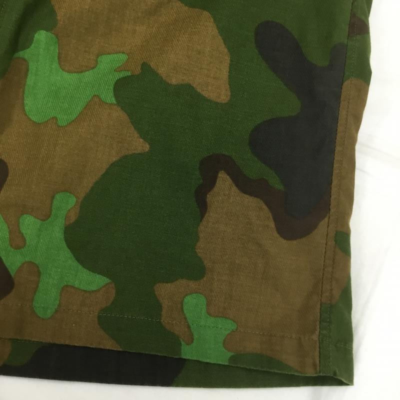 ユーズドクロージング used clothes シャツ、ブラウス 長袖 ミリタリー シャツ ジャケット フランス軍 ジップアップ カモフラージュ柄・迷彩 カーキ / カーキ /  メンズ USED 古着 中古 10089207