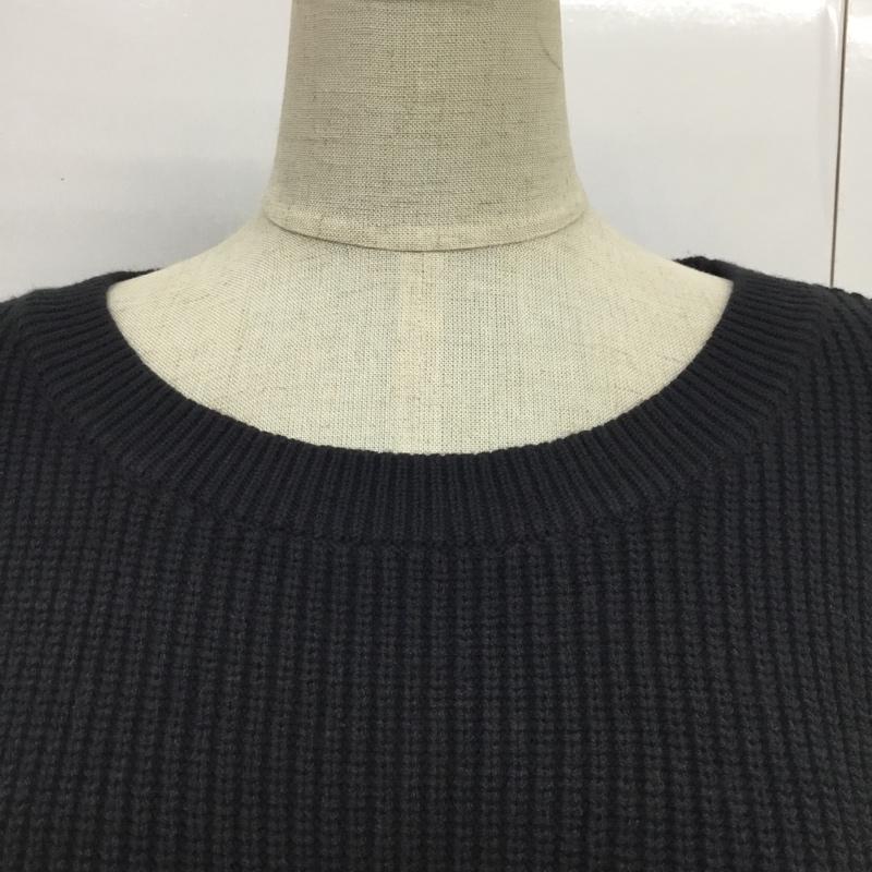 グローバルワーク GLOBAL WORK ニット、セーター 長袖 XS 無地 黒 / ブラック / レディース USED 古着 中古 10089217