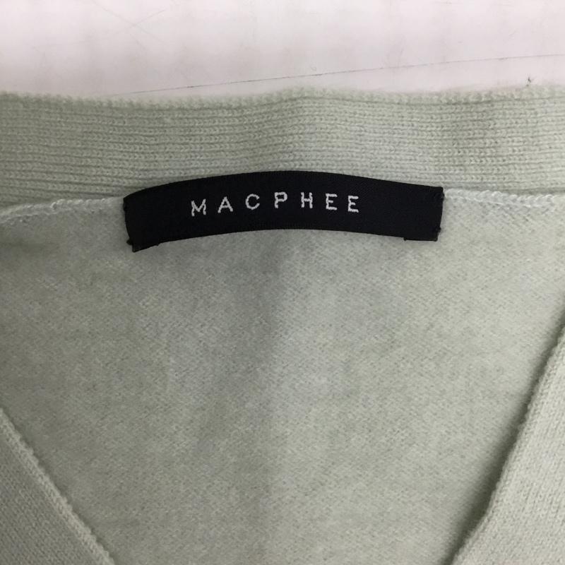 マカフィー MACPHEE ニット、セーター 長袖 S 無地 水色 / ライトブルー / レディース USED 古着 中古 10089223