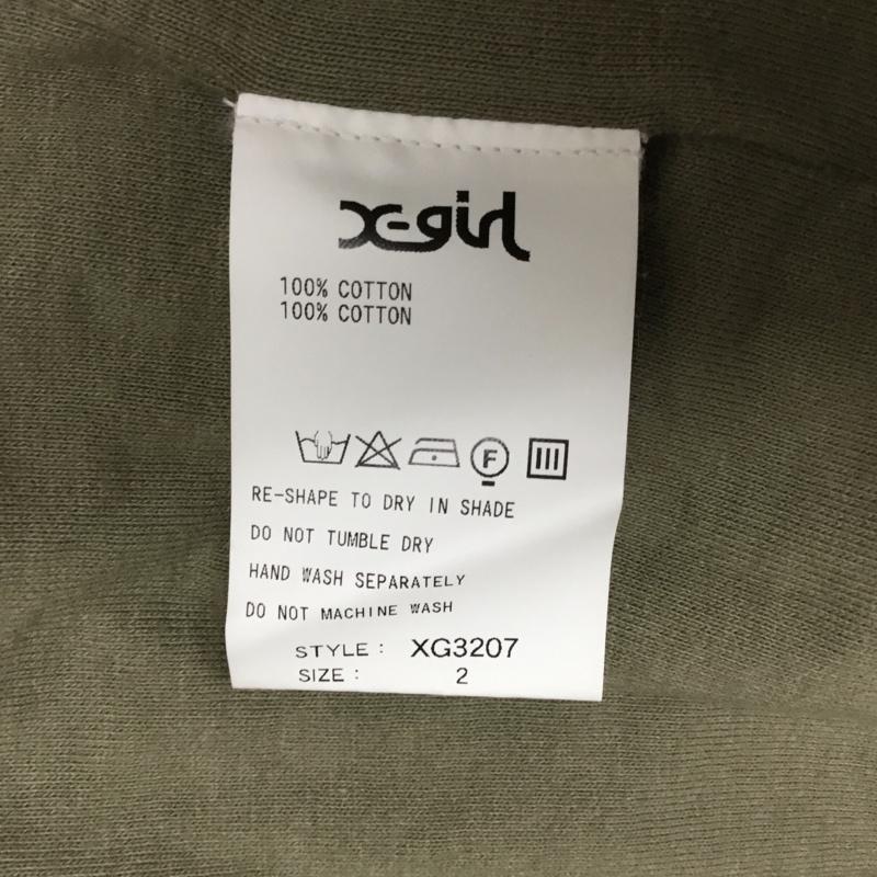 エックスガール X-girl ジャケット、上着 ジャケット、ブレザー 2 無地 カーキ / カーキ / レディース USED 古着 中古 10089226