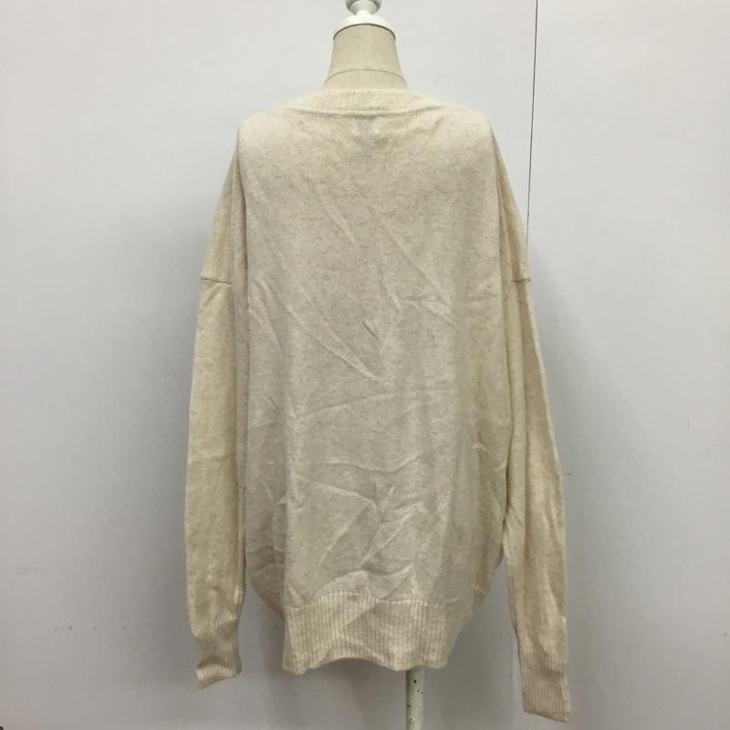 グリーンレーベルリラクシング green label relaxing ニット、セーター 長袖 3613-136-2376 無地 オフホワイト / オフホワイト / レディース USED 古着 中古 10089250