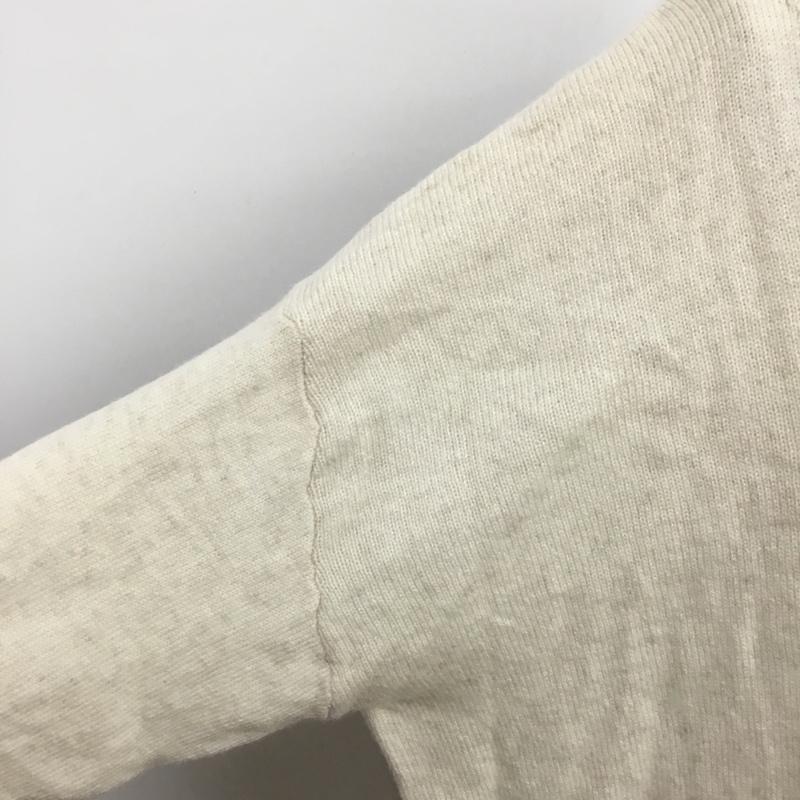 グリーンレーベルリラクシング green label relaxing ニット、セーター 長袖 3613-136-2376 無地 オフホワイト / オフホワイト / レディース USED 古着 中古 10089250