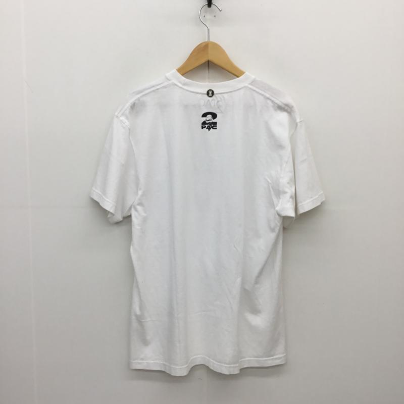 インソニア Insonnia Tシャツ 半袖 2PAC Tupac USED加工 FREE プリント 白 / ホワイト /  メンズ USED 古着 中古 10089314