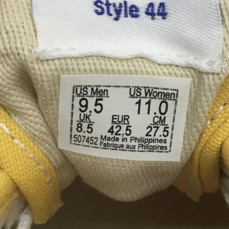 バンズ VANS スニーカー スニーカー AUTHENTIC 44 DX ANAHEIM FACTORY オーセンティック アナハイム ファクトリー VN0A54F241Q1 27.5cm プリント 黄 / イエロー / メンズ USED 古着 中古 10089319