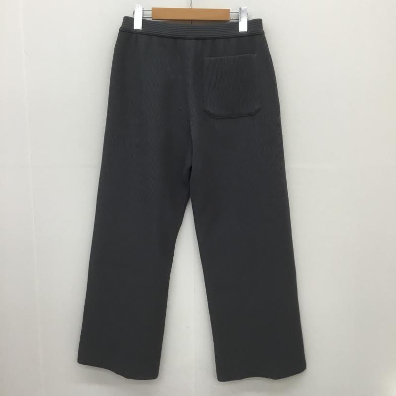 パブリックトウキョウ PUBLIC TOKYO ボトムス ボトムス YOUTH ユース プリーツ ニット パンツ 1 無地 灰 / グレー / メンズ USED 古着 中古 10089324