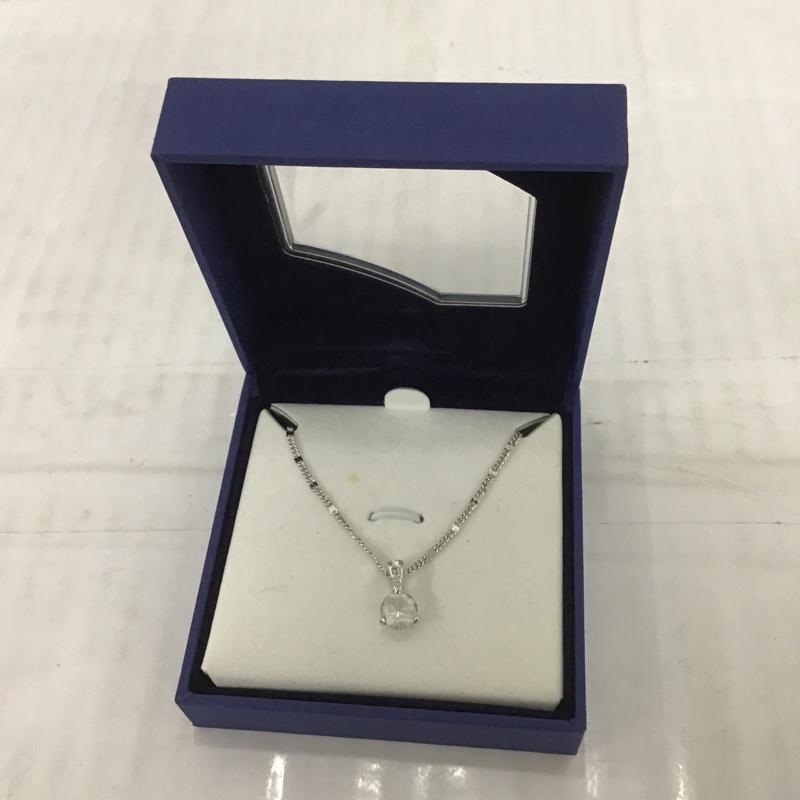 スワロフスキー SWAROVSKI アクセサリー ネックレス、ペンダント 箱有 無地 銀 / シルバー / レディース USED 古着 中古 10089359