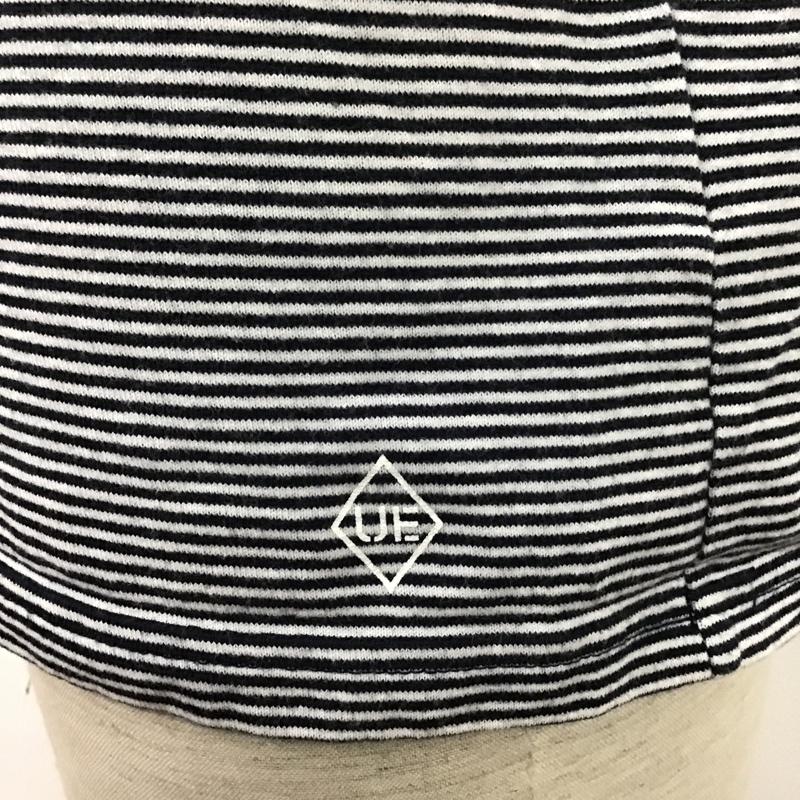 ユニフォームエクスペリメント uniform experiment Tシャツ 半袖 UE-90056 バックプリント 3 ボーダー柄 白 / ホワイト / X 紺 / ネイビー /  メンズ USED 古着 中古 10089412