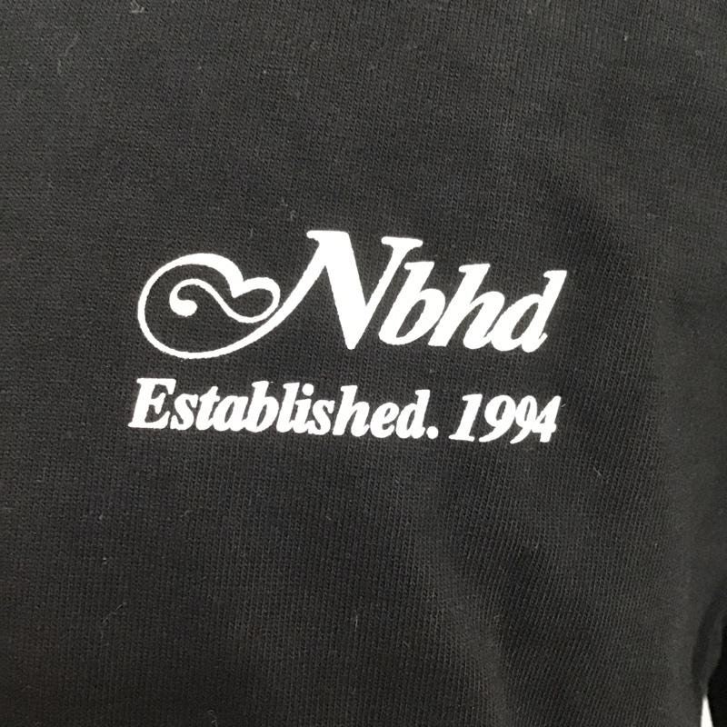 ネイバーフッド NEIGHBORHOOD Tシャツ 長袖 バックプリント XS ロゴ、文字 黒 / ブラック /  メンズ USED 古着 中古 10089413
