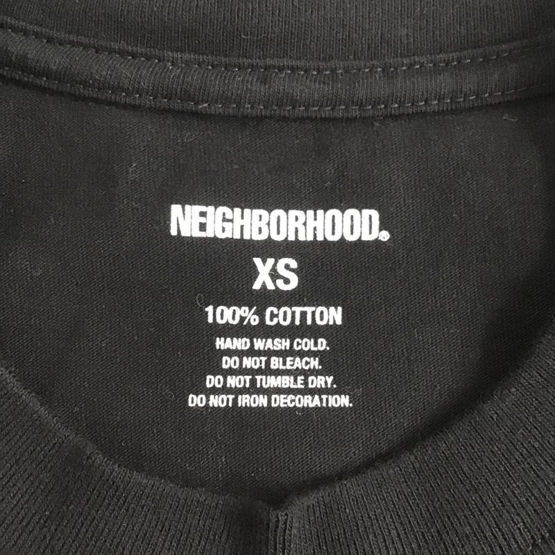 ネイバーフッド NEIGHBORHOOD Tシャツ 長袖 バックプリント XS ロゴ、文字 黒 / ブラック /  メンズ USED 古着 中古 10089413