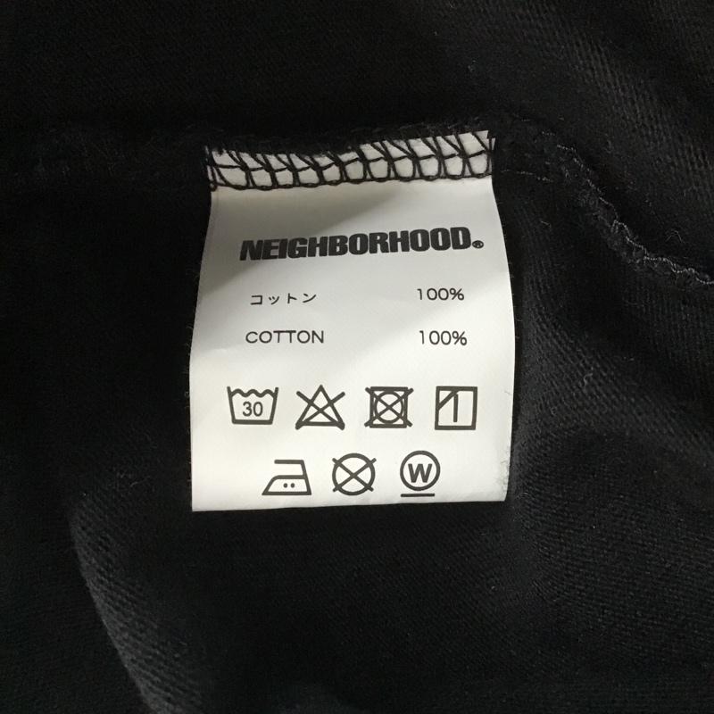 ネイバーフッド NEIGHBORHOOD Tシャツ 長袖 バックプリント XS ロゴ、文字 黒 / ブラック /  メンズ USED 古着 中古 10089413