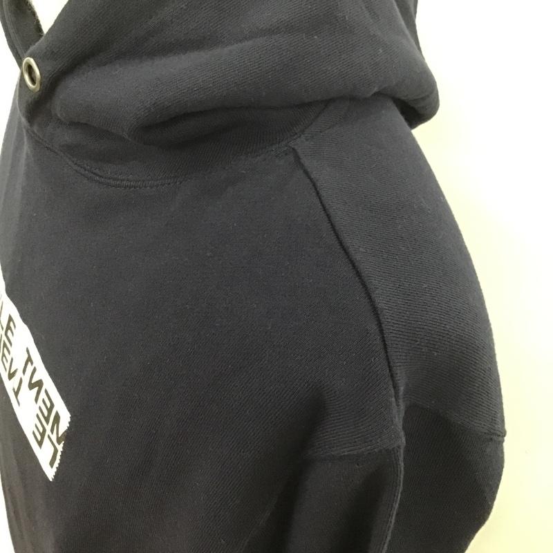 フラグメント FRAGMENT パーカー 長袖 19-02026M sacai スウェット プルオーバー 2 ロゴ、文字 紺 / ネイビー / メンズ USED 古着 中古 10089417