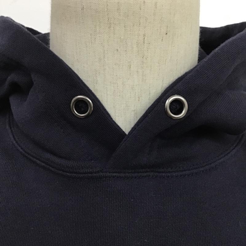 フラグメント FRAGMENT パーカー 長袖 19-02026M sacai スウェット プルオーバー 2 ロゴ、文字 紺 / ネイビー / メンズ USED 古着 中古 10089417