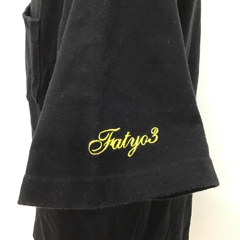 エフエイティー FAT Tシャツ 半袖 F31310-CT22-AB PKTEE 刺繍 ロゴ、文字 黒 / ブラック /  メンズ USED 古着 中古 10089429