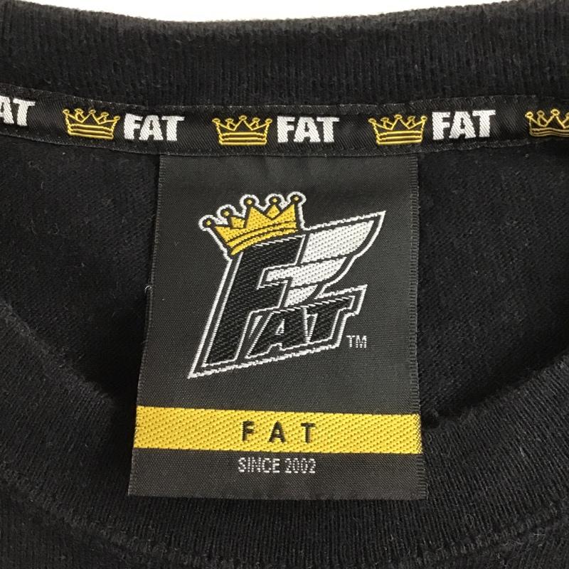 エフエイティー FAT Tシャツ 半袖 F31310-CT22-AB PKTEE 刺繍 ロゴ、文字 黒 / ブラック /  メンズ USED 古着 中古 10089429