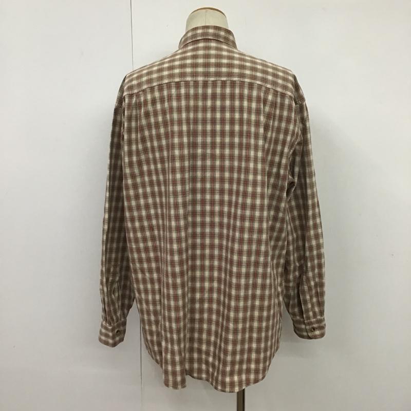 エルエルビーン L.L.Bean シャツ、ブラウス 長袖 ボタンダウン チェック アイボリー / アイボリー / X ボルドー / ボルドー / X カーキ / カーキ / X 水色 / ライトブルー /  メンズ USED 古着 中古 10089433