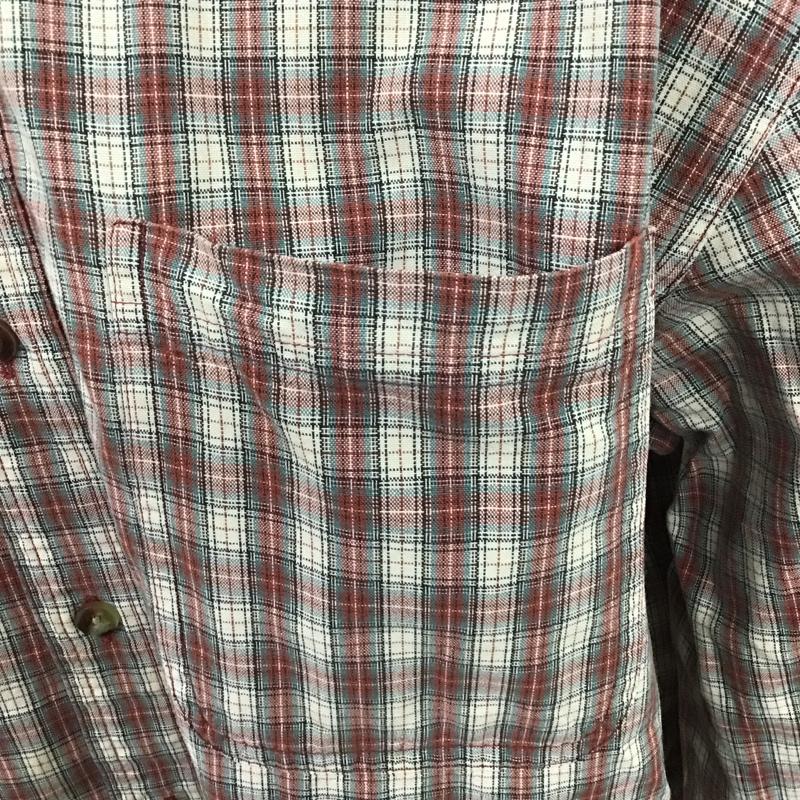 エルエルビーン L.L.Bean シャツ、ブラウス 長袖 ボタンダウン チェック アイボリー / アイボリー / X ボルドー / ボルドー / X カーキ / カーキ / X 水色 / ライトブルー /  メンズ USED 古着 中古 10089433