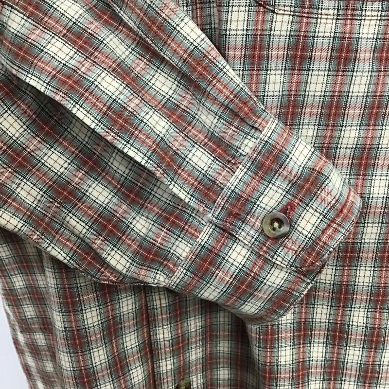 エルエルビーン L.L.Bean シャツ、ブラウス 長袖 ボタンダウン チェック アイボリー / アイボリー / X ボルドー / ボルドー / X カーキ / カーキ / X 水色 / ライトブルー /  メンズ USED 古着 中古 10089433