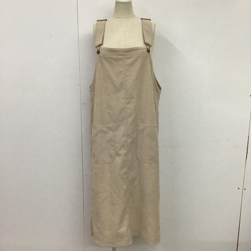 オリーブデオリーブ OLIVE des OLIVE ジャンパースカート ジャンパースカート FREE 無地 ベージュ / ベージュ / レディース USED 古着 中古 10089439