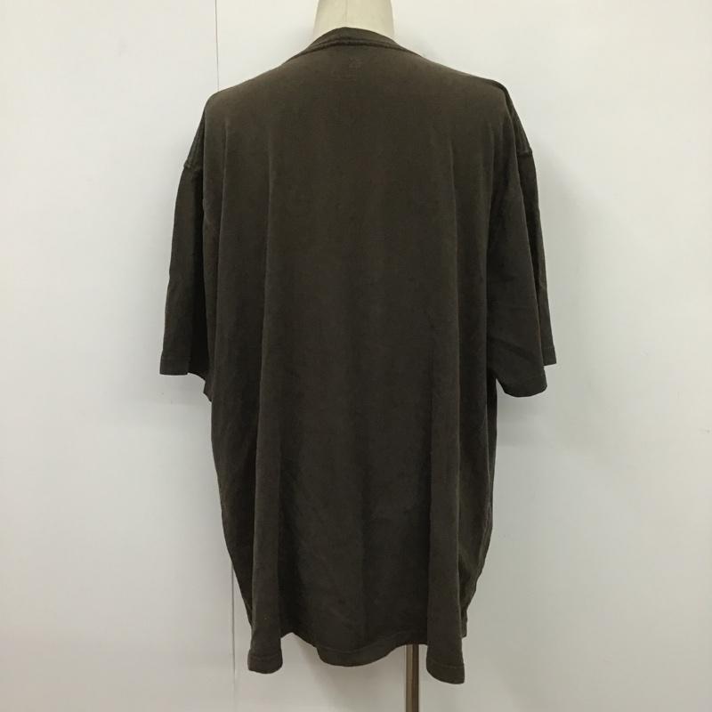 カーハート Carhartt Tシャツ 半袖 K87 DKB ポケットT ロゴ、文字 ダークブラウン / ダークブラウン /  メンズ USED 古着 中古 10089461