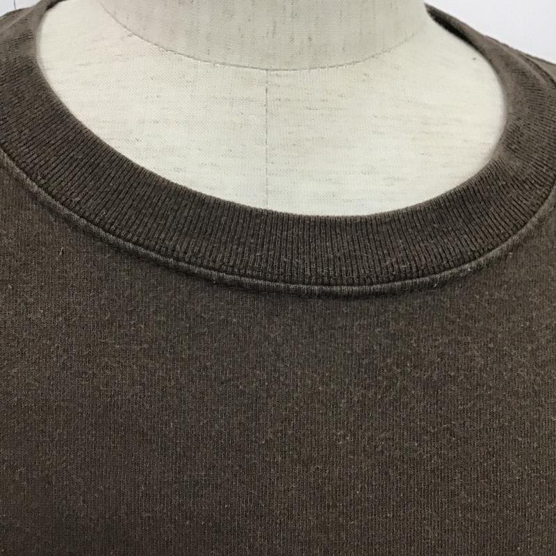 カーハート Carhartt Tシャツ 半袖 K87 DKB ポケットT ロゴ、文字 ダークブラウン / ダークブラウン /  メンズ USED 古着 中古 10089461