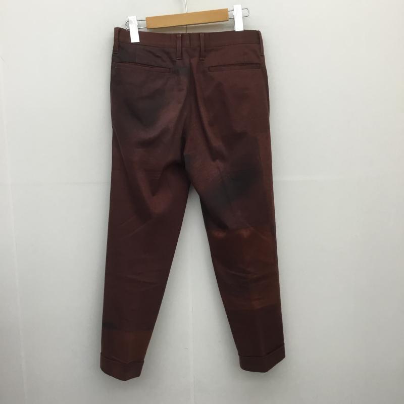 ポールスミス Paul Smith パンツ スラックス 転写 裾ダブル S プリント 赤 / レッド / メンズ USED 古着 中古 10089495